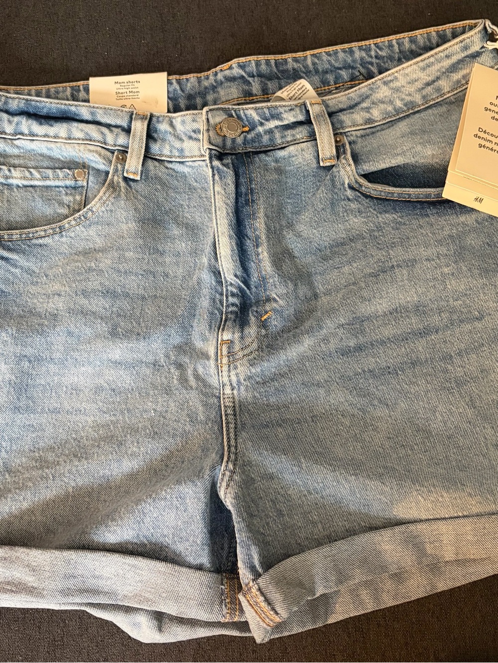 H&M Light Blue Men’s Relaxed Denim Shorts